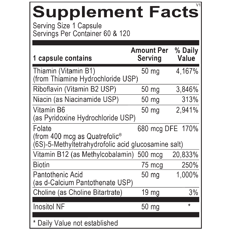 Methylated B Complex - 60ct