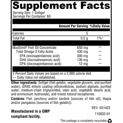Professional Strength Omega 3X