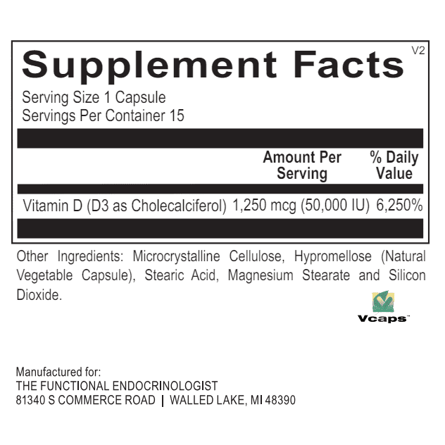 Vitamin D 50,000 IU - 15ct